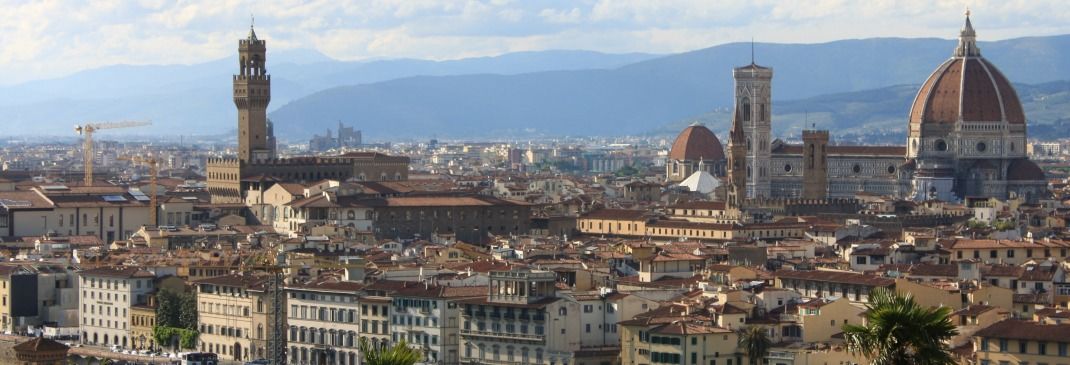 Panoramablick über die Dächer von Florenz
